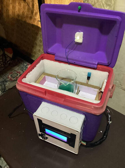 Development of a Portable Incubator for Coliform Detection in water using IOT